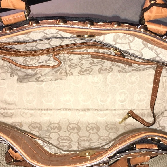 MK denim tote bag - Picture 2 of 2